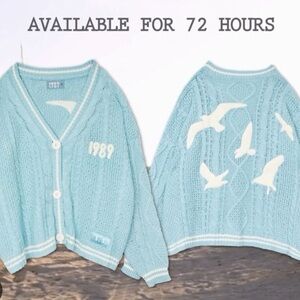 BNWT Taylor Swift Exclusive and Sold Out 1989 Taylor’s Version Cardigan.